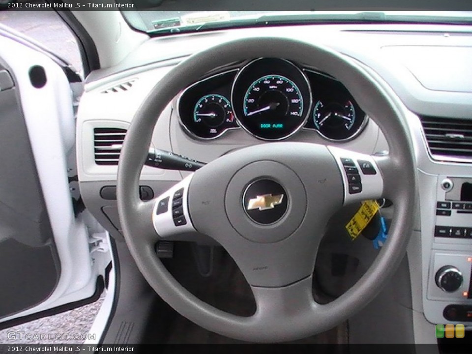 Titanium Interior Steering Wheel for the 2012 Chevrolet Malibu LS #69505717