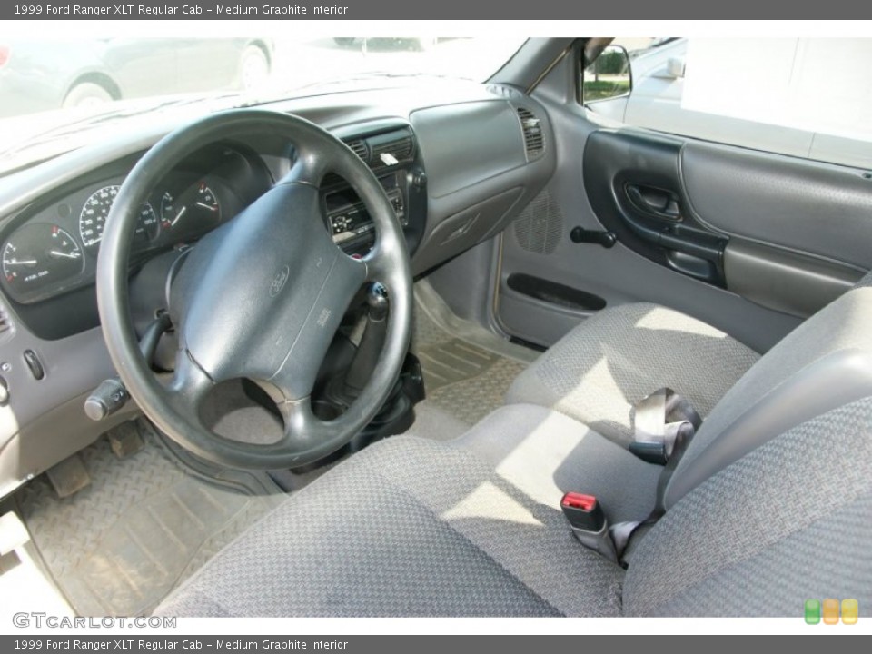 Medium Graphite Interior Prime Interior for the 1999 Ford Ranger XLT Regular Cab #69506929