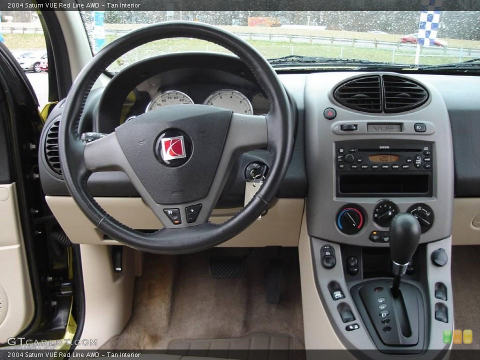 Tan Interior Dashboard for the 2004 Saturn VUE Red Line AWD #6950713