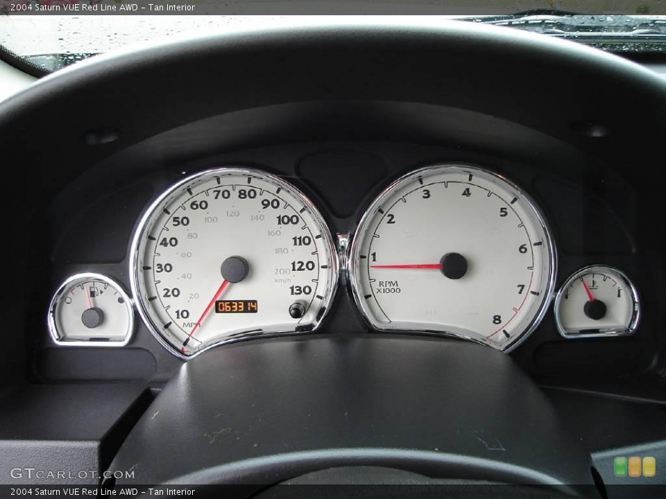 Tan Interior Gauges for the 2004 Saturn VUE Red Line AWD #6950743
