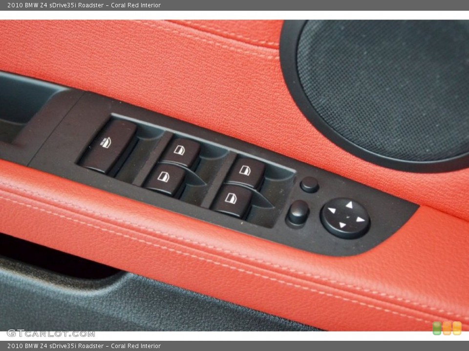 Coral Red Interior Controls for the 2010 BMW Z4 sDrive35i Roadster #69508879