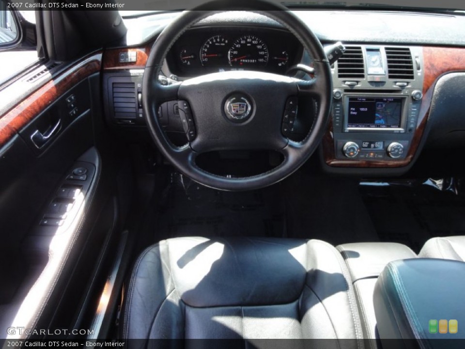 Ebony Interior Dashboard for the 2007 Cadillac DTS Sedan #69509608
