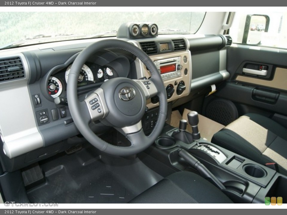 Dark Charcoal Interior Prime Interior for the 2012 Toyota FJ Cruiser 4WD #69512062