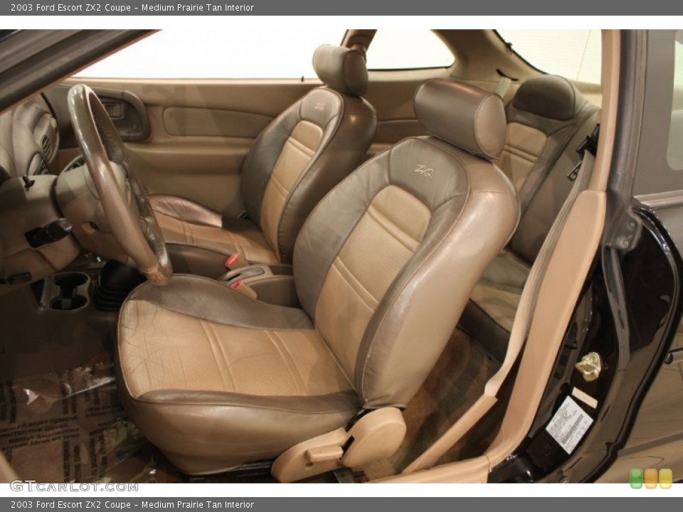 Medium Prairie Tan Interior Front Seat for the 2003 Ford Escort ZX2 Coupe #69512710