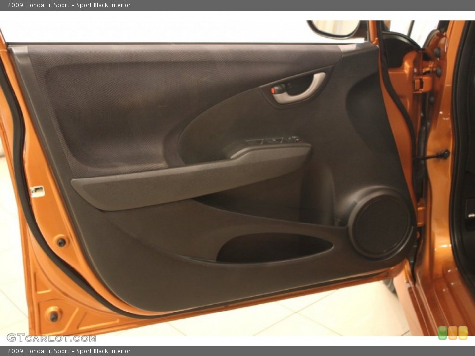 Sport Black Interior Door Panel for the 2009 Honda Fit Sport #69514103