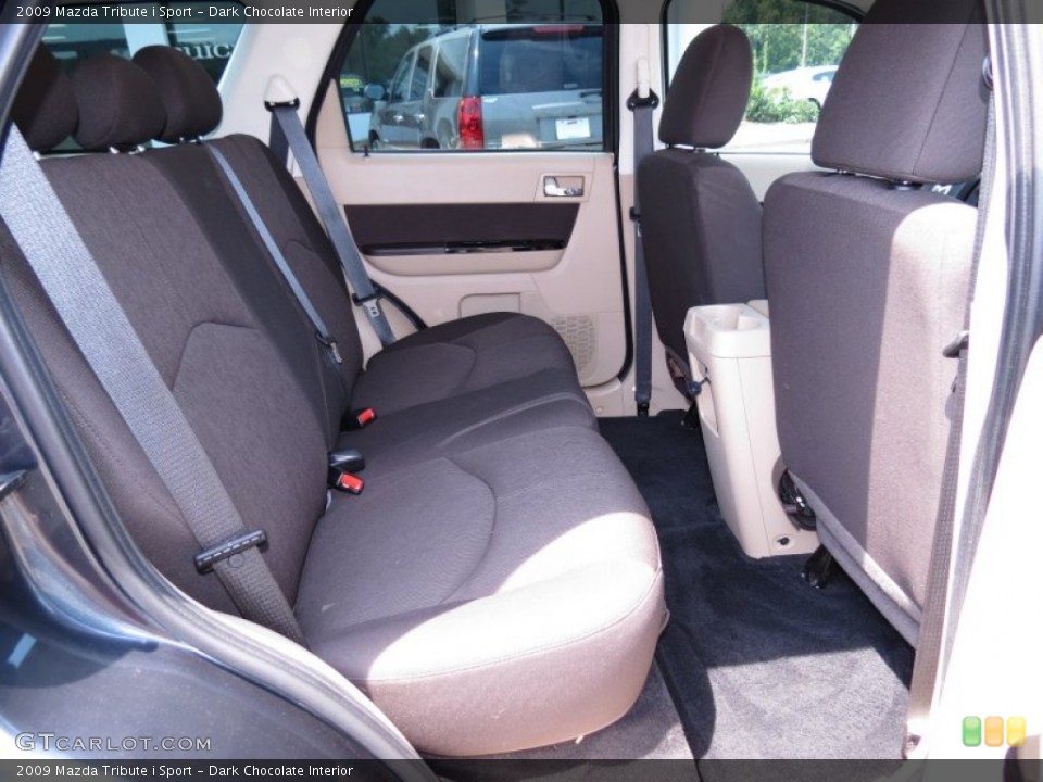 Dark Chocolate Interior Rear Seat for the 2009 Mazda Tribute i Sport #69515095