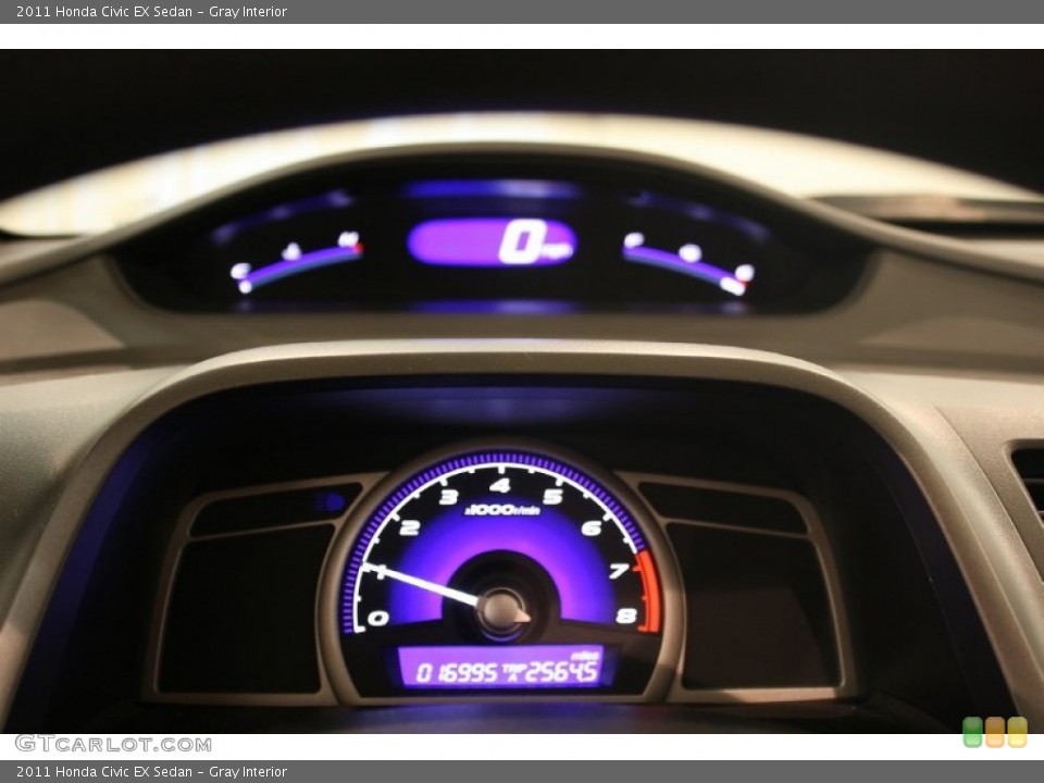 Gray Interior Gauges for the 2011 Honda Civic EX Sedan #69515266