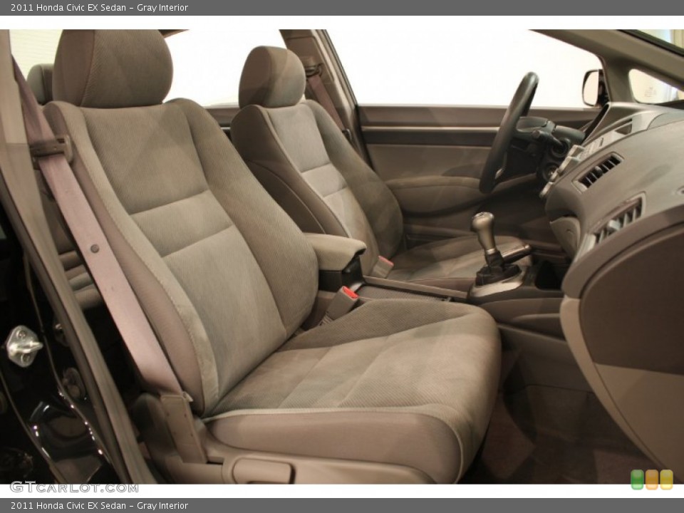 Gray Interior Front Seat for the 2011 Honda Civic EX Sedan #69515308