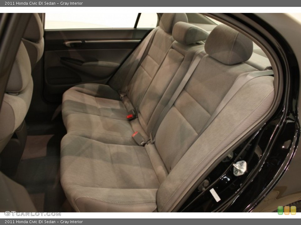 Gray Interior Rear Seat for the 2011 Honda Civic EX Sedan #69515326