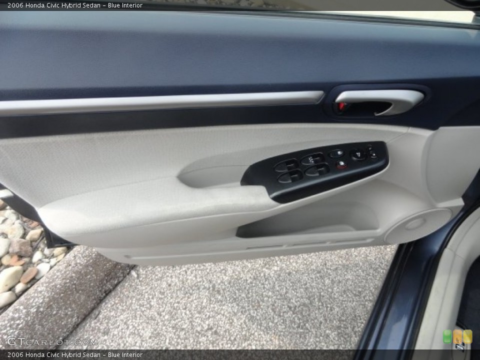 Blue Interior Door Panel for the 2006 Honda Civic Hybrid Sedan #69515566
