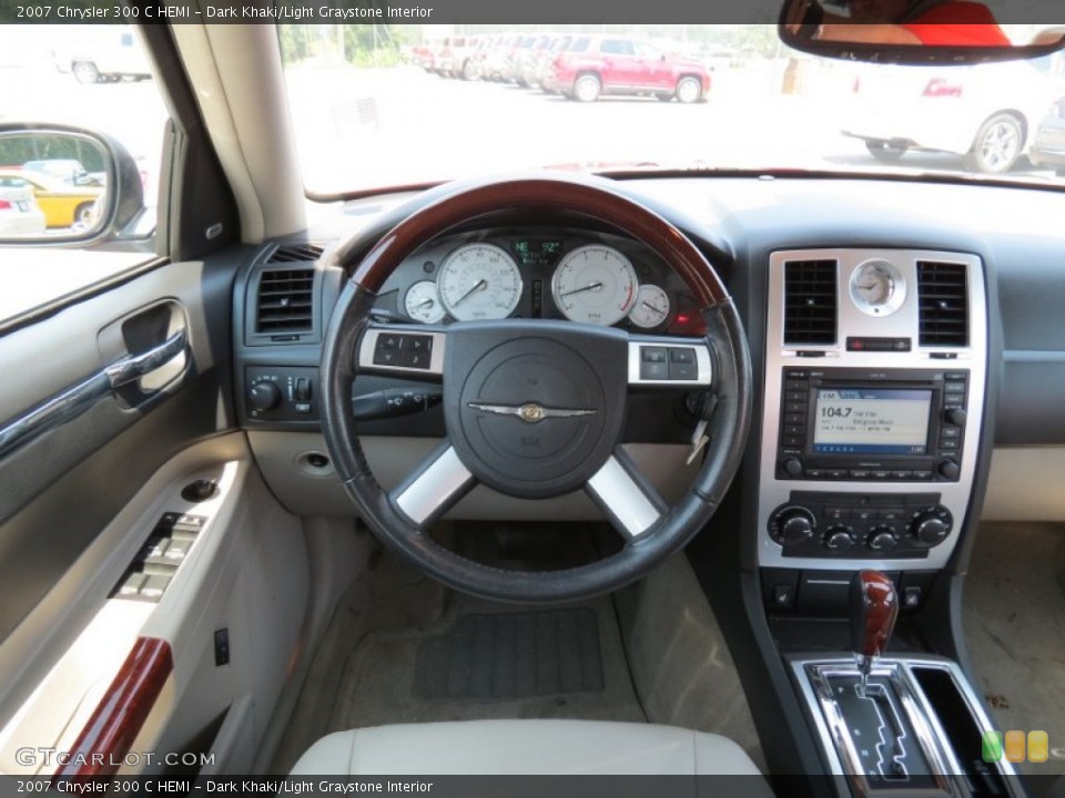 Dark Khaki/Light Graystone Interior Dashboard for the 2007 Chrysler 300 C HEMI #69515806