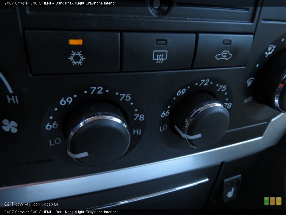 Dark Khaki/Light Graystone Interior Controls for the 2007 Chrysler 300 C HEMI #69515842