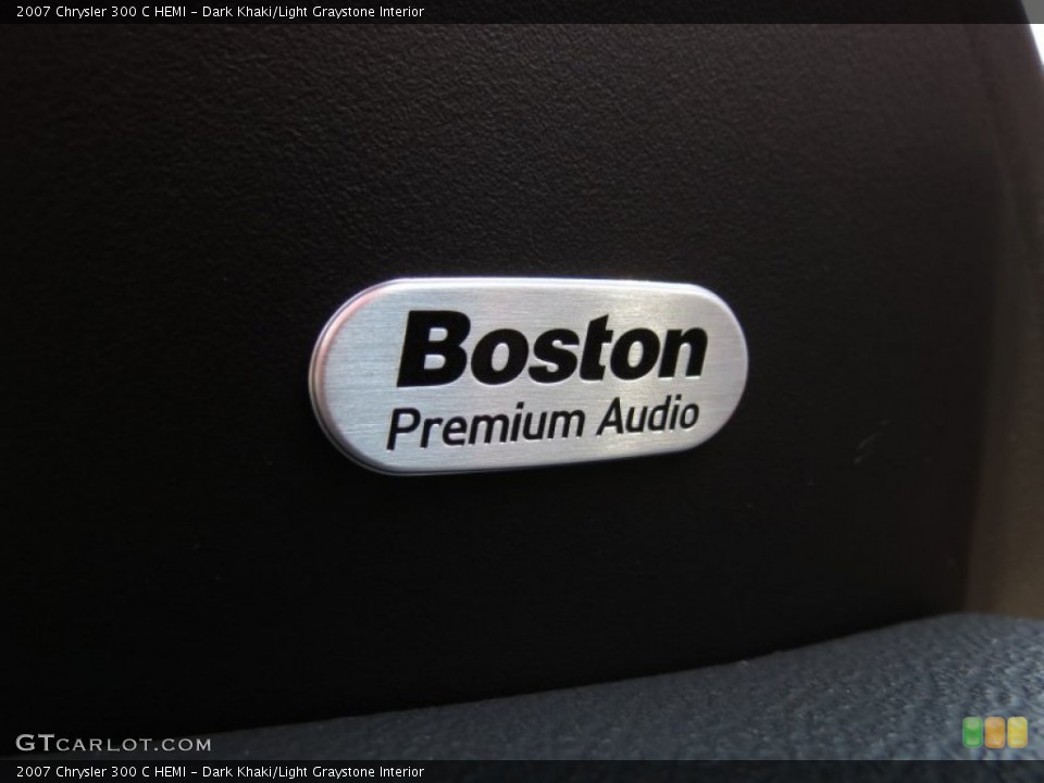 Dark Khaki/Light Graystone Interior Audio System for the 2007 Chrysler 300 C HEMI #69515857