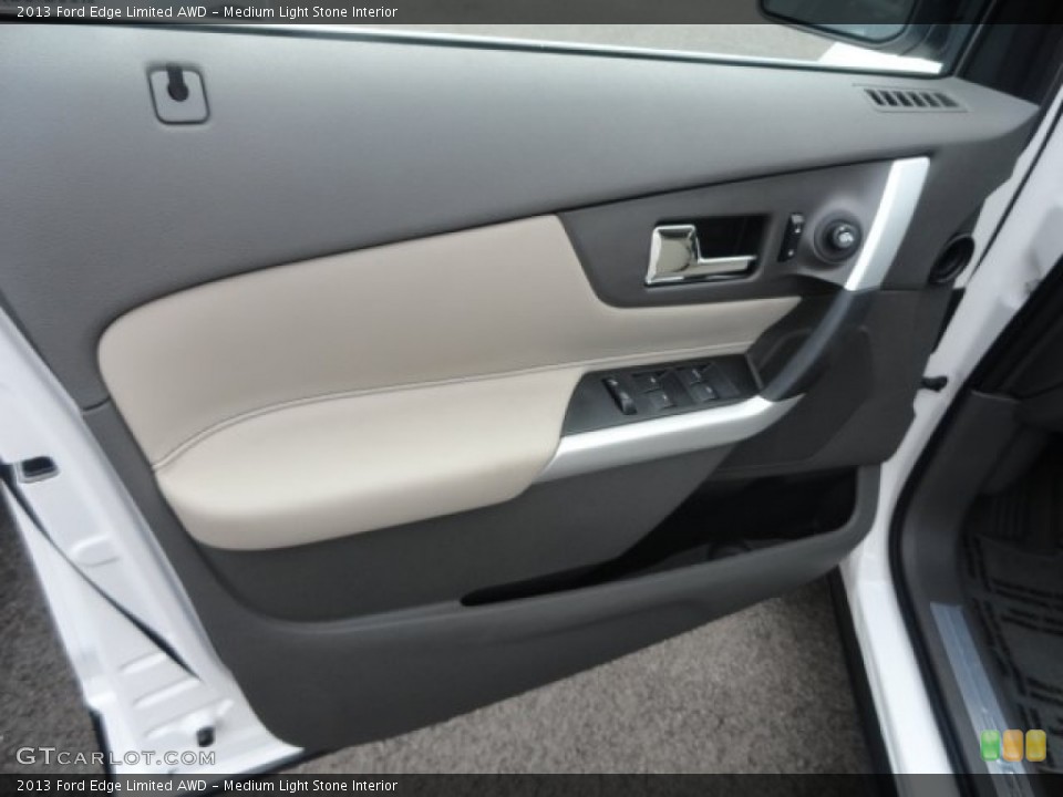 Medium Light Stone Interior Door Panel for the 2013 Ford Edge Limited AWD #69516178