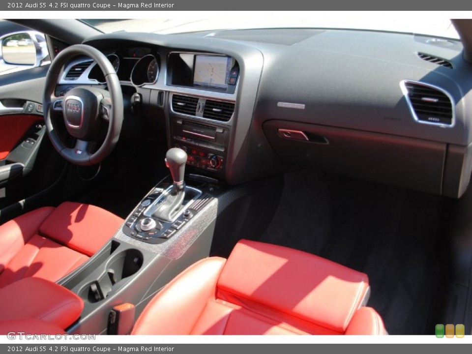 Magma Red Interior Dashboard for the 2012 Audi S5 4.2 FSI quattro Coupe #69517411