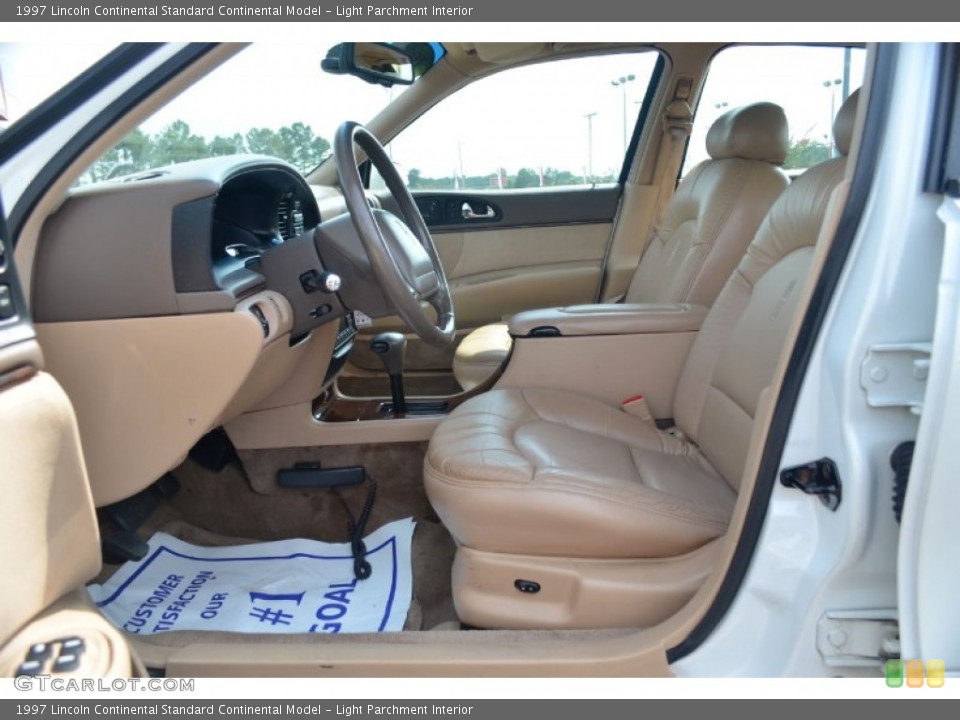Light Parchment Interior Front Seat for the 1997 Lincoln Continental  #69518440