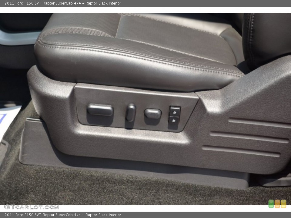 Raptor Black Interior Controls for the 2011 Ford F150 SVT Raptor SuperCab 4x4 #69519796
