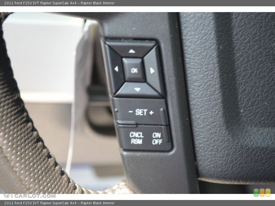 Raptor Black Interior Controls for the 2011 Ford F150 SVT Raptor SuperCab 4x4 #69519808