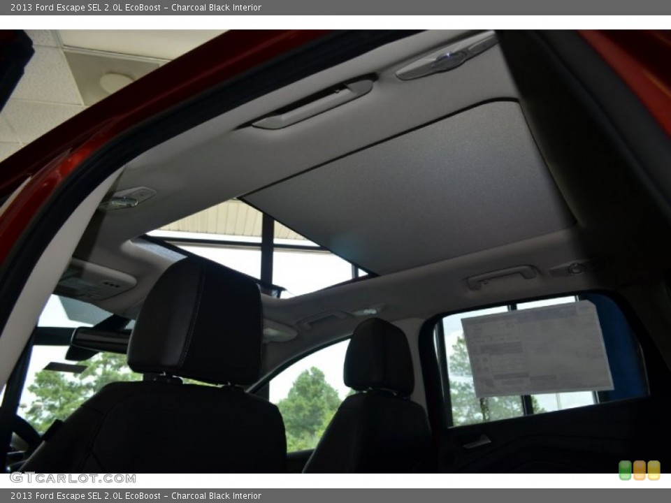 Charcoal Black Interior Sunroof for the 2013 Ford Escape SEL 2.0L EcoBoost #69520756