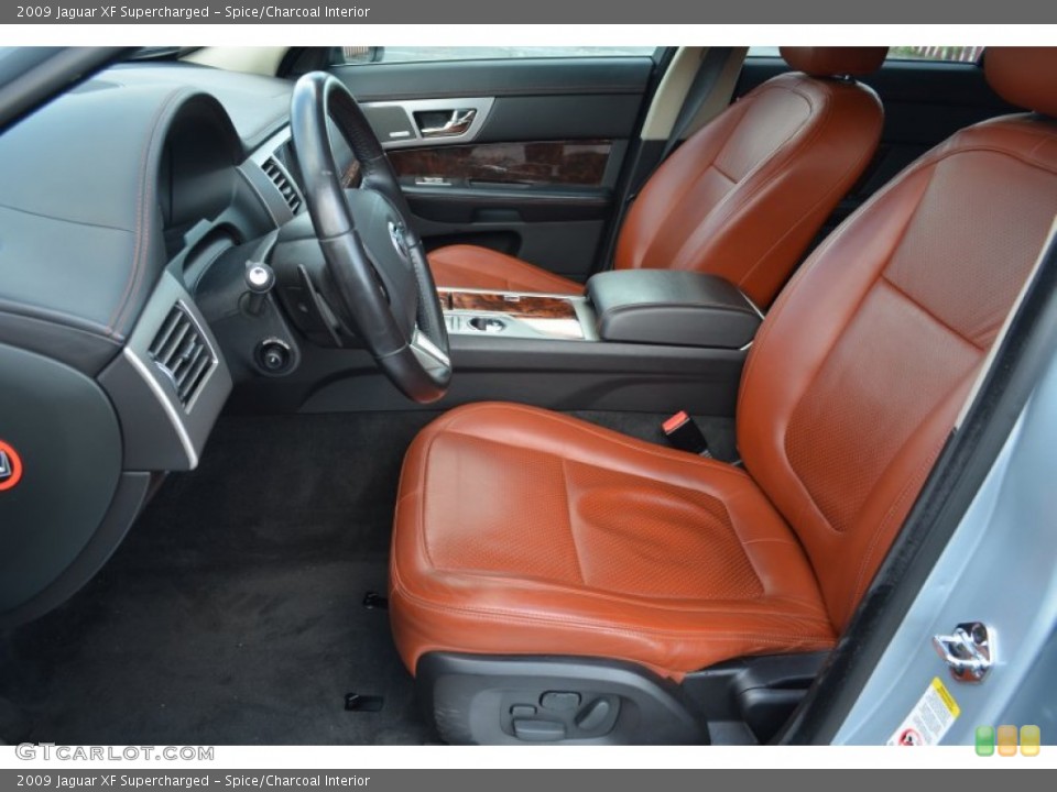 Spice/Charcoal Interior Front Seat for the 2009 Jaguar XF Supercharged #69521827