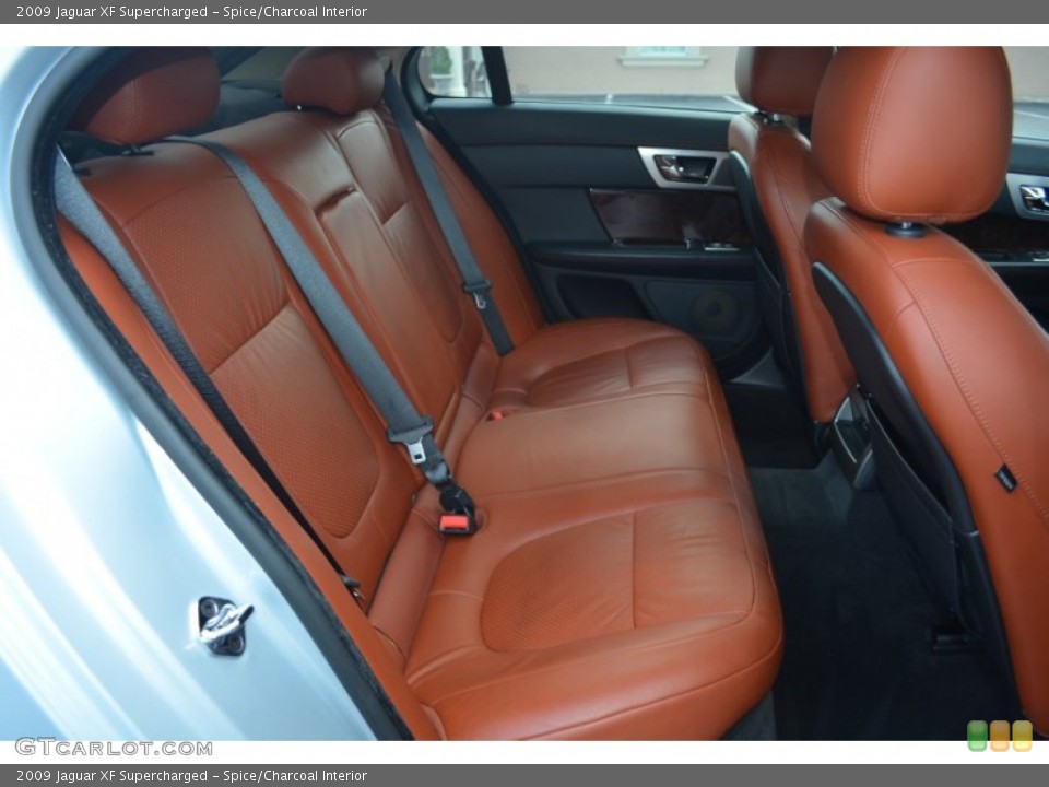 Spice/Charcoal Interior Rear Seat for the 2009 Jaguar XF Supercharged #69521833