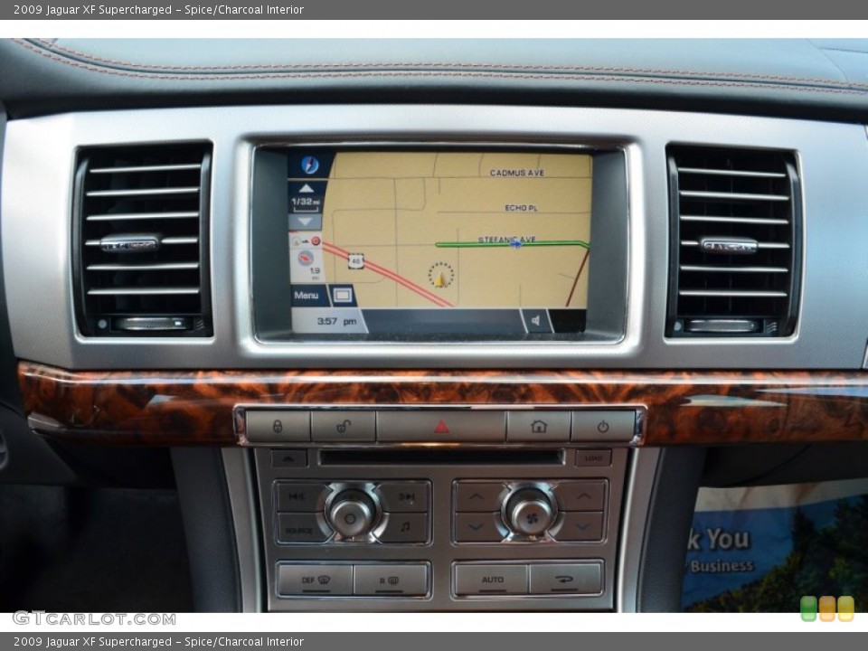 Spice/Charcoal Interior Navigation for the 2009 Jaguar XF Supercharged #69521842