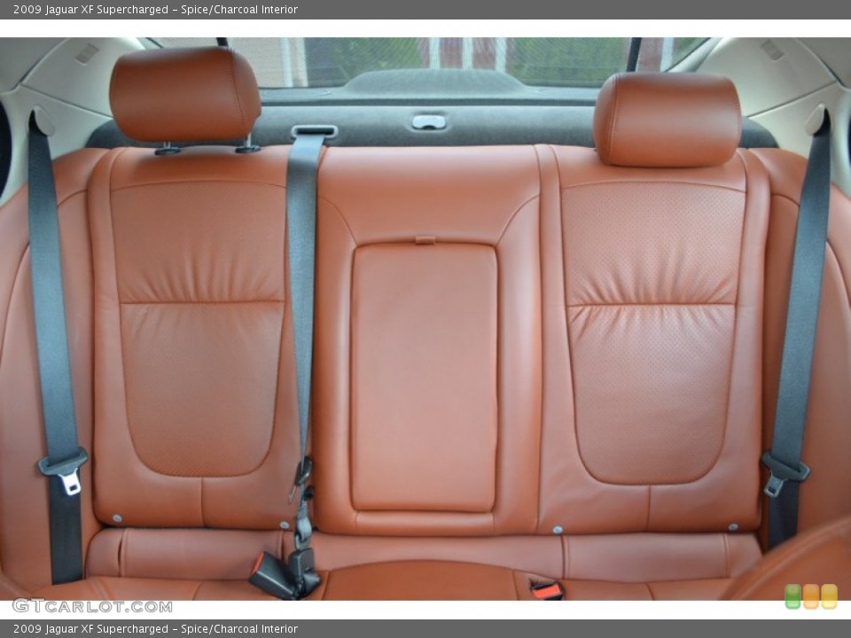 Spice/Charcoal Interior Rear Seat for the 2009 Jaguar XF Supercharged #69521887