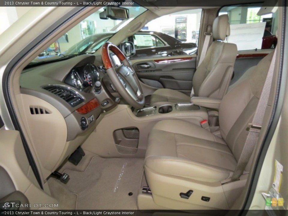 Black/Light Graystone Interior Photo for the 2013 Chrysler Town & Country Touring - L #69524628