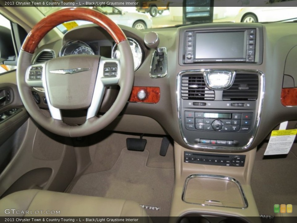 Black/Light Graystone Interior Dashboard for the 2013 Chrysler Town & Country Touring - L #69524673