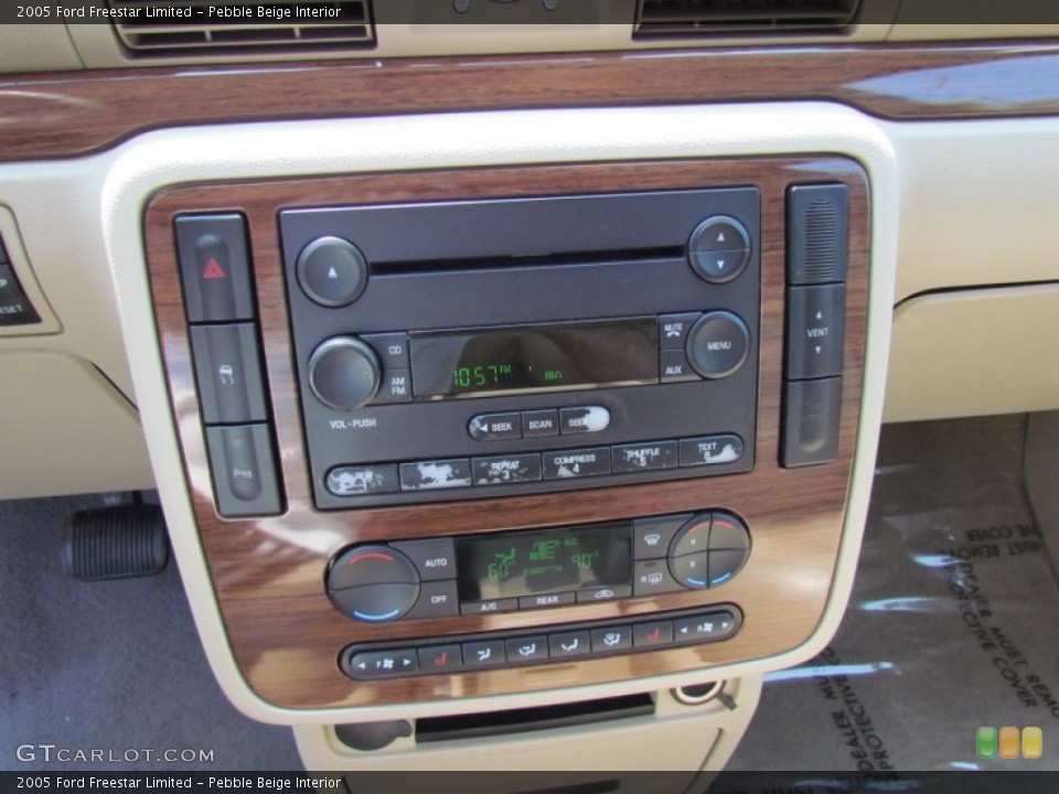 Pebble Beige Interior Controls for the 2005 Ford Freestar Limited #69528483
