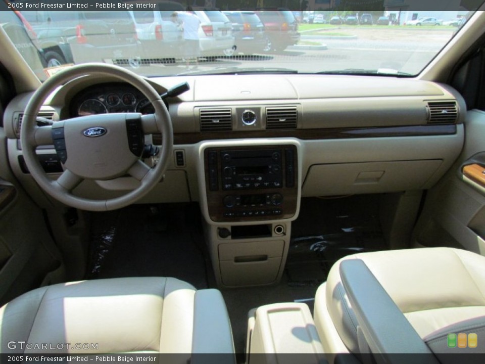 Pebble Beige Interior Dashboard for the 2005 Ford Freestar Limited #69528507