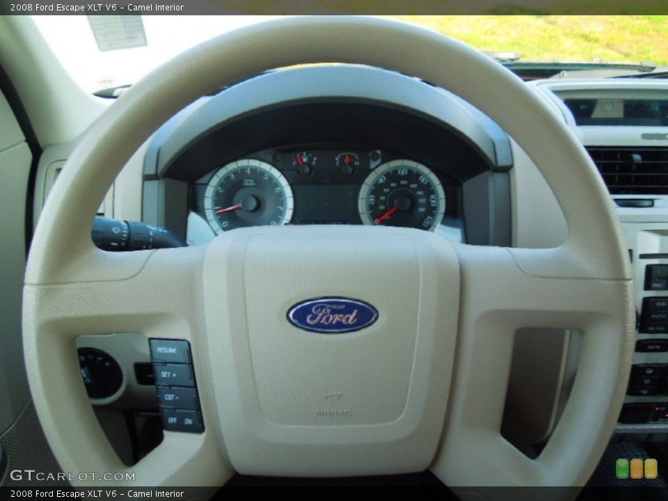 Camel Interior Steering Wheel for the 2008 Ford Escape XLT V6 #69528726
