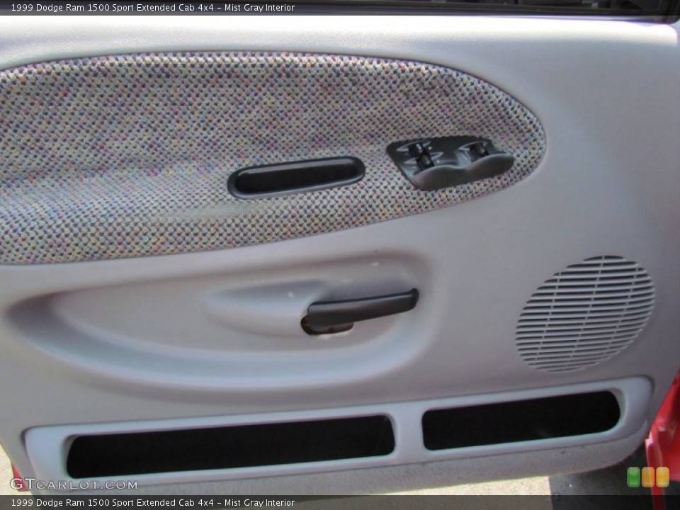 Mist Gray Interior Door Panel for the 1999 Dodge Ram 1500 Sport Extended Cab 4x4 #69528969