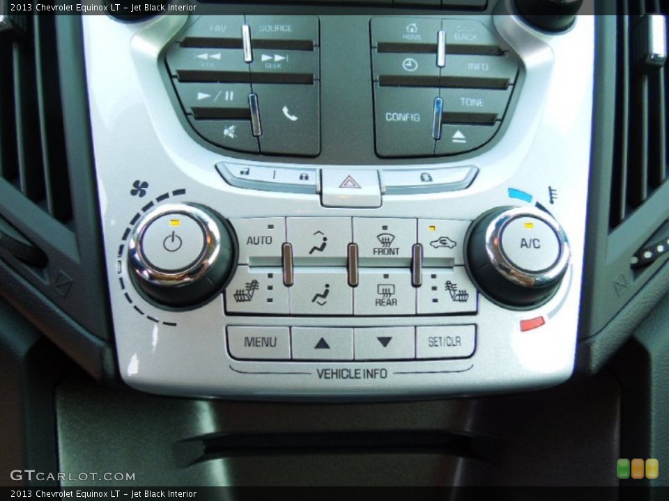Jet Black Interior Controls for the 2013 Chevrolet Equinox LT #69529439