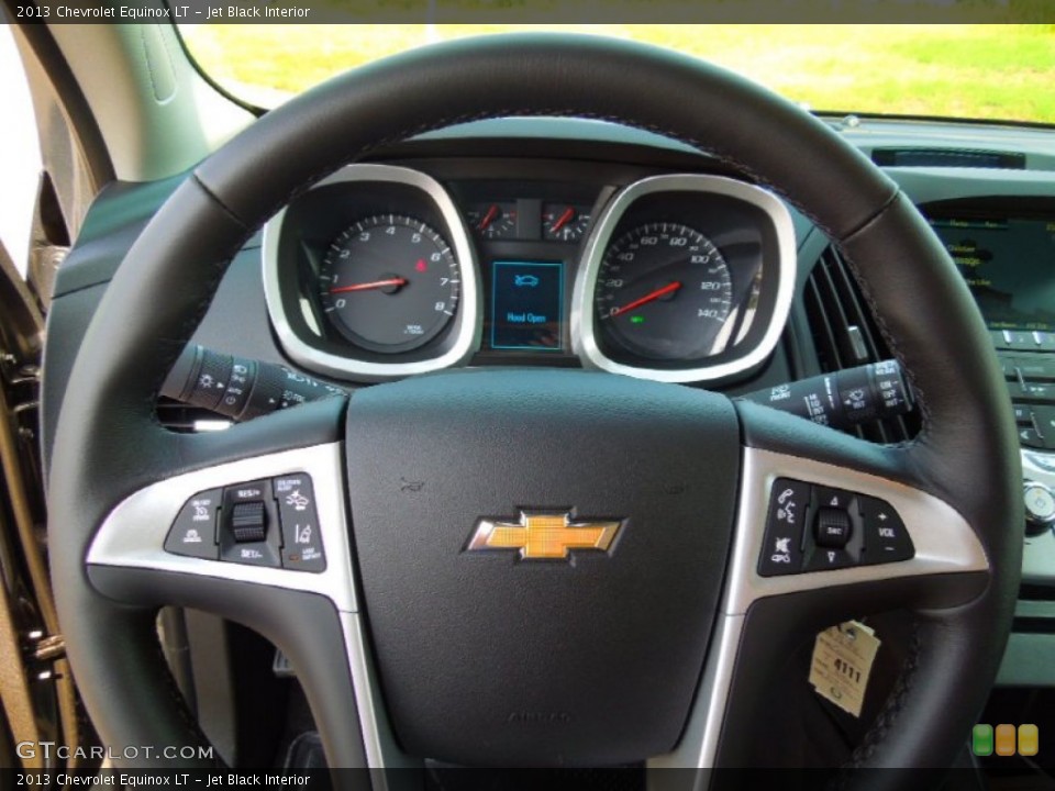 Jet Black Interior Steering Wheel for the 2013 Chevrolet Equinox LT #69529458