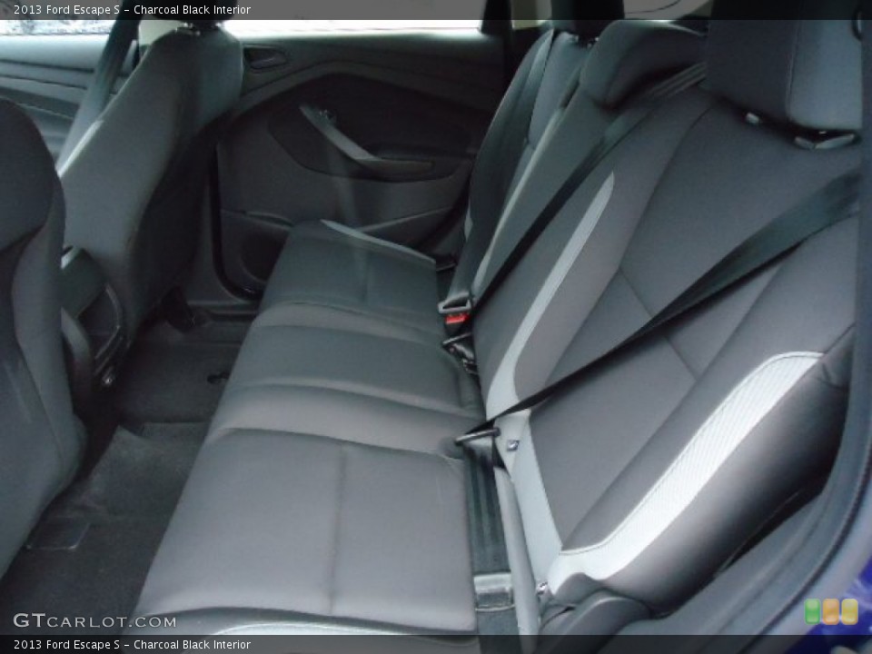 Charcoal Black Interior Rear Seat for the 2013 Ford Escape S #69530070
