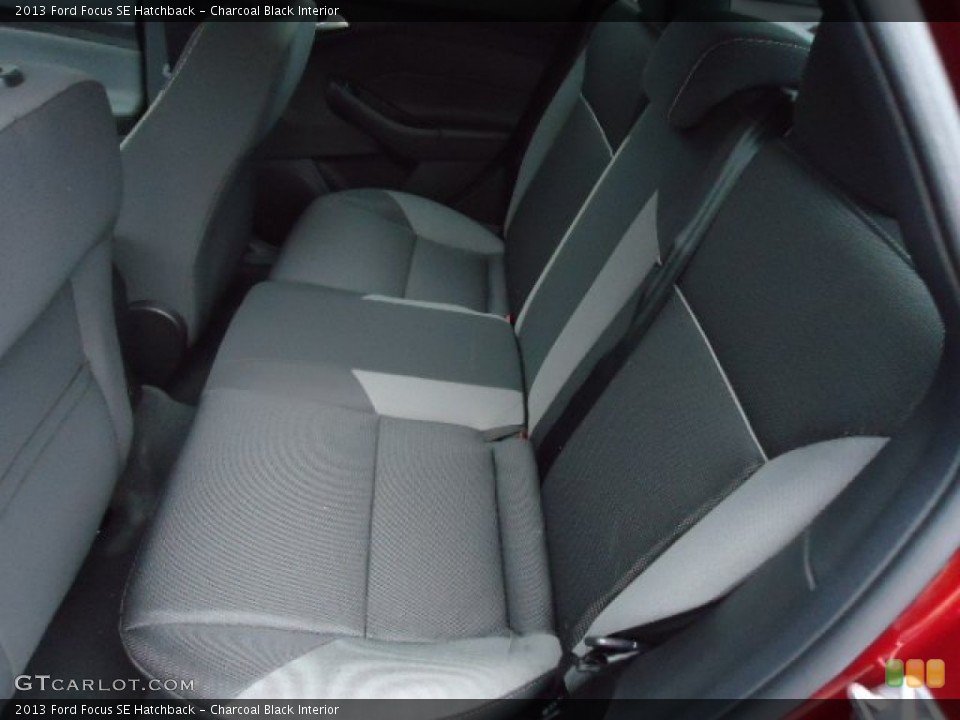 Charcoal Black Interior Rear Seat for the 2013 Ford Focus SE Hatchback #69530829