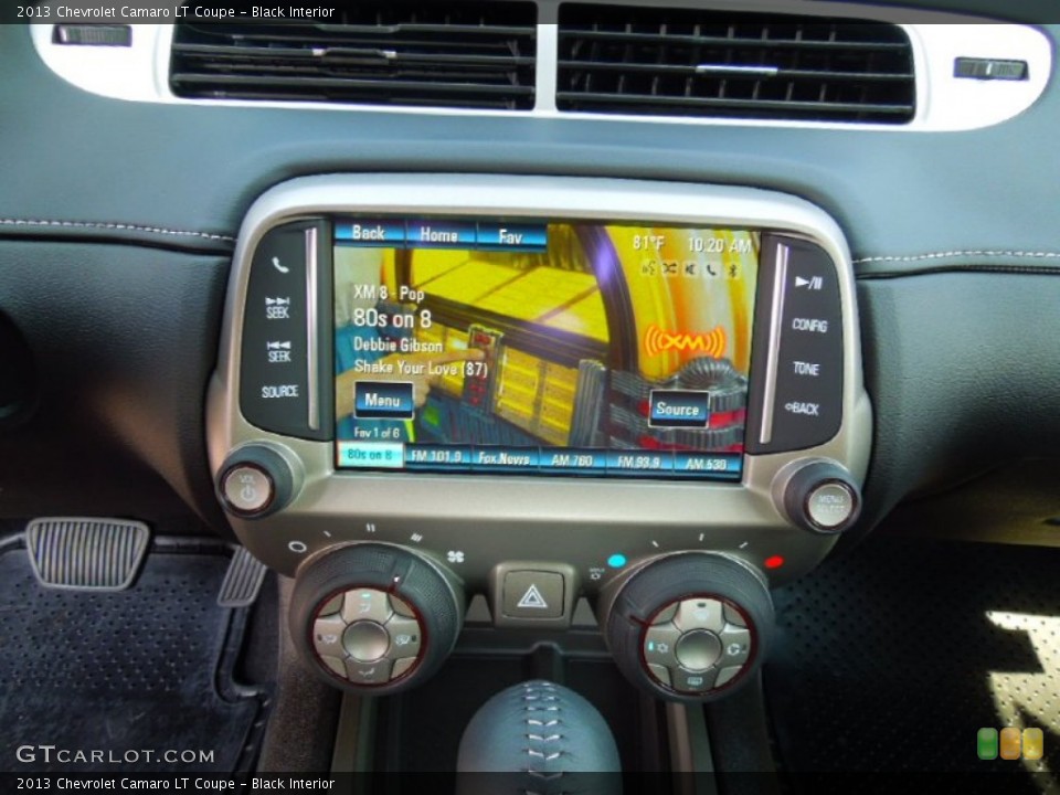 Black Interior Controls for the 2013 Chevrolet Camaro LT Coupe #69531059