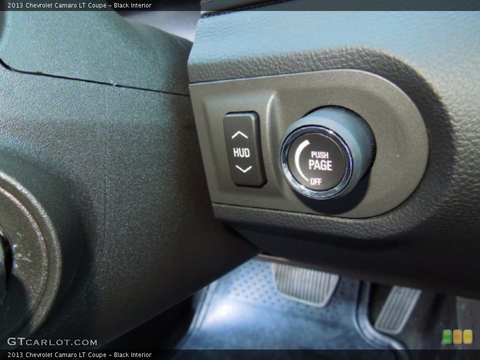Black Interior Controls for the 2013 Chevrolet Camaro LT Coupe #69531288