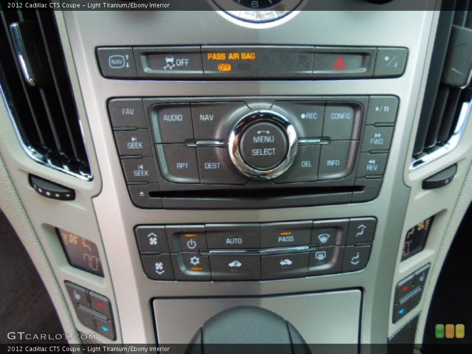 Light Titanium/Ebony Interior Controls for the 2012 Cadillac CTS Coupe #69531918