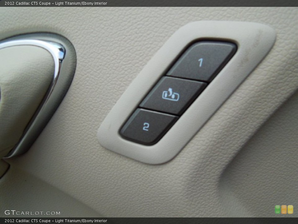 Light Titanium/Ebony Interior Controls for the 2012 Cadillac CTS Coupe #69531948
