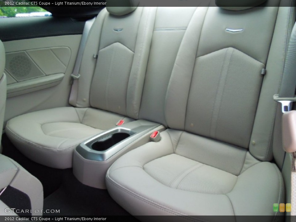 Light Titanium/Ebony Interior Rear Seat for the 2012 Cadillac CTS Coupe #69531957