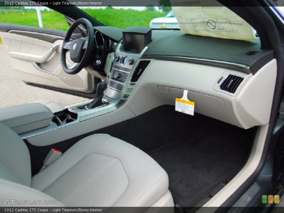 Light Titanium/Ebony Interior Dashboard for the 2012 Cadillac CTS Coupe #69532008