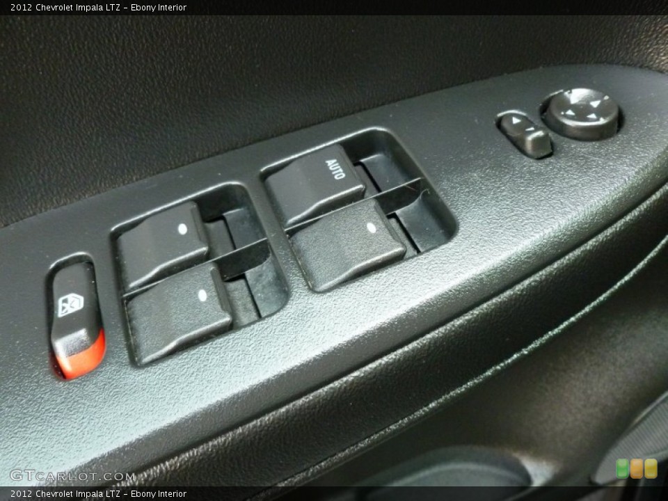 Ebony Interior Controls for the 2012 Chevrolet Impala LTZ #69532347