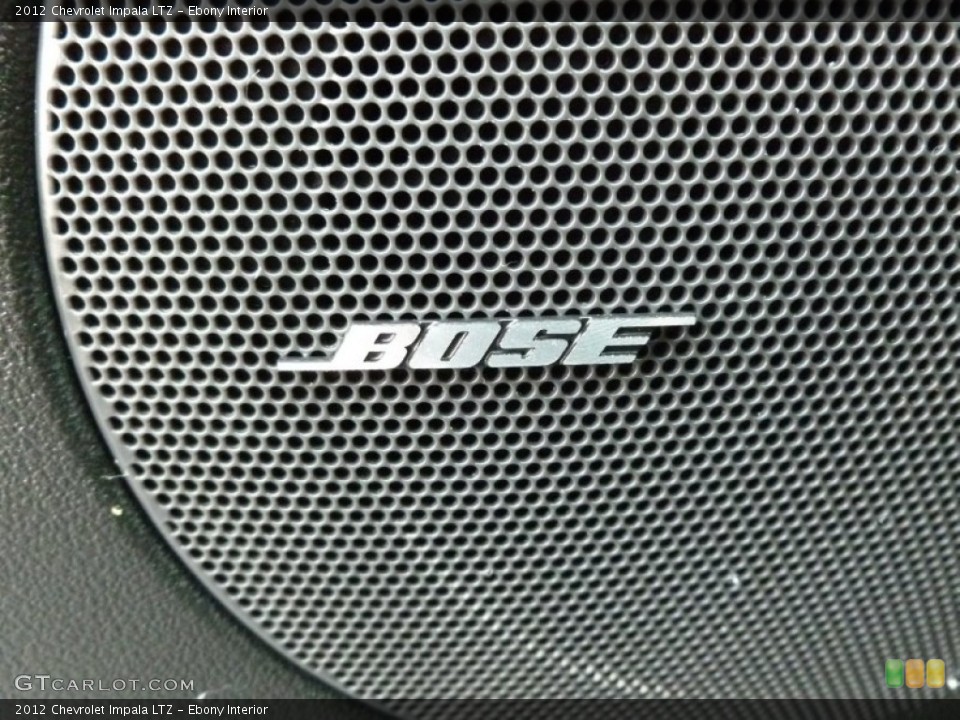 Ebony Interior Audio System for the 2012 Chevrolet Impala LTZ #69532357