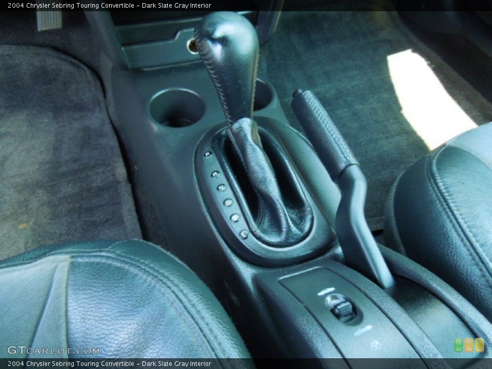 Dark Slate Gray Interior Transmission for the 2004 Chrysler Sebring Touring Convertible #69533148