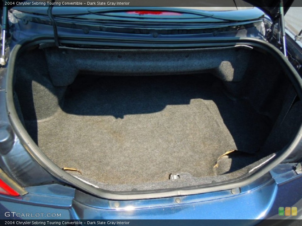 Dark Slate Gray Interior Trunk for the 2004 Chrysler Sebring Touring Convertible #69533187