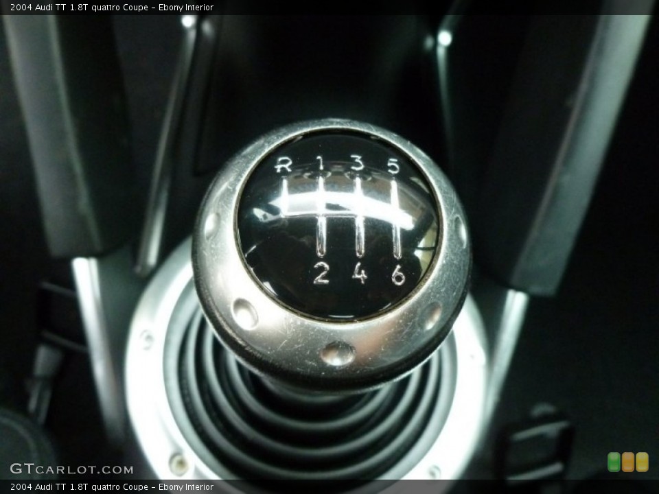 Ebony Interior Transmission for the 2004 Audi TT 1.8T quattro Coupe #69533520