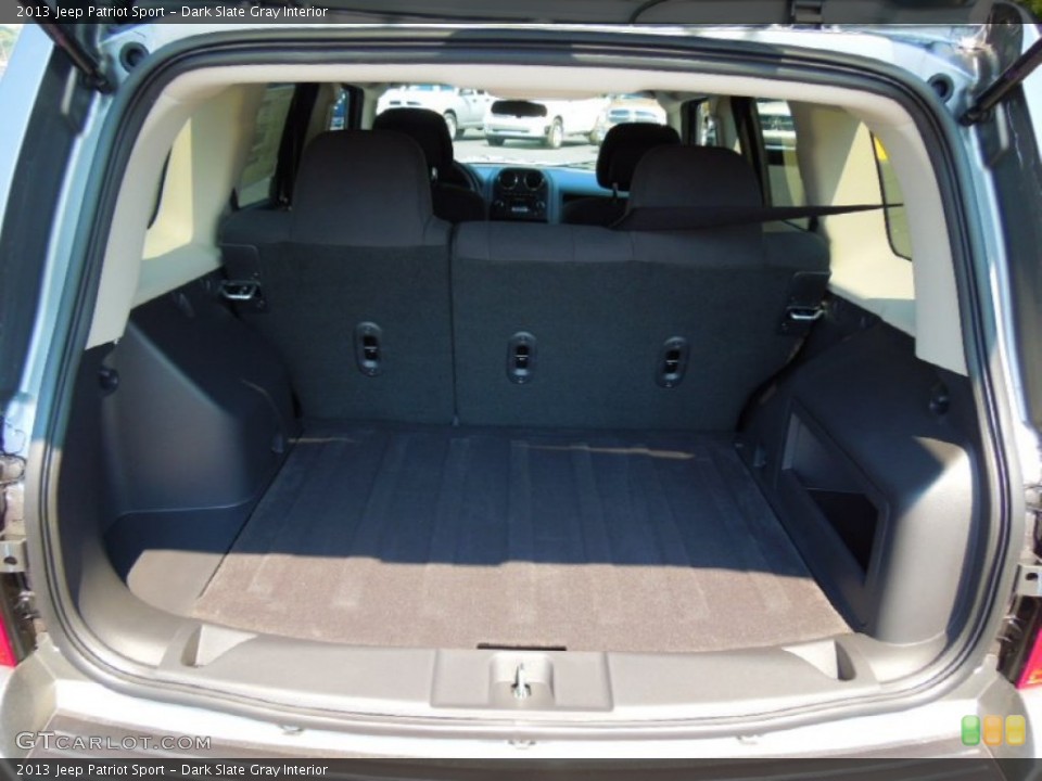 Dark Slate Gray Interior Trunk for the 2013 Jeep Patriot Sport #69533928