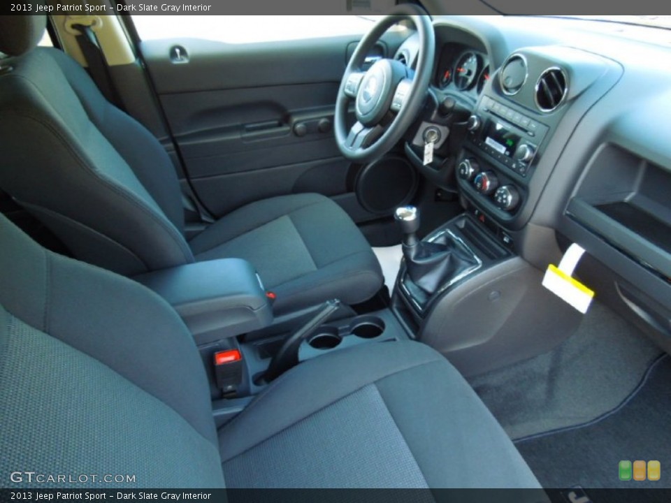 Dark Slate Gray Interior Photo for the 2013 Jeep Patriot Sport #69533955